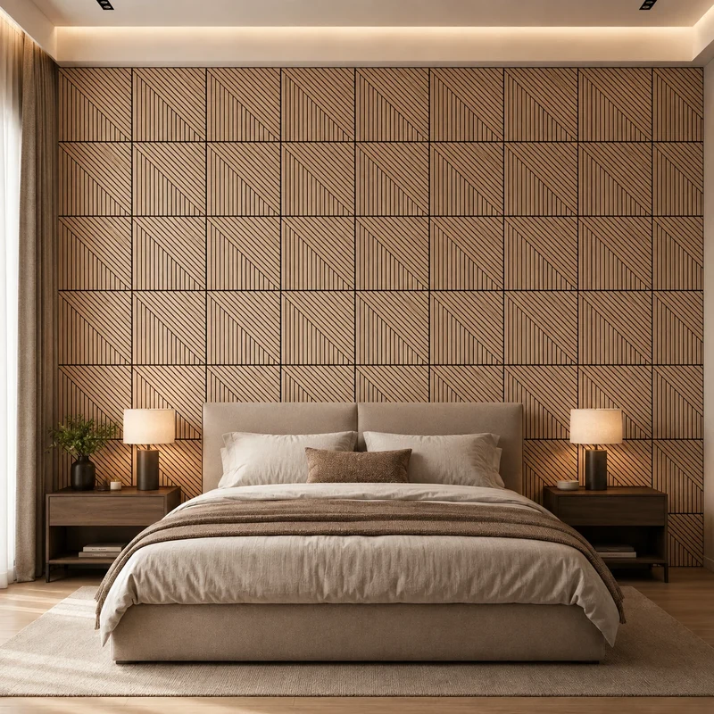 GrooveCraft Milled Acoustic Wall Panels MDF - 2