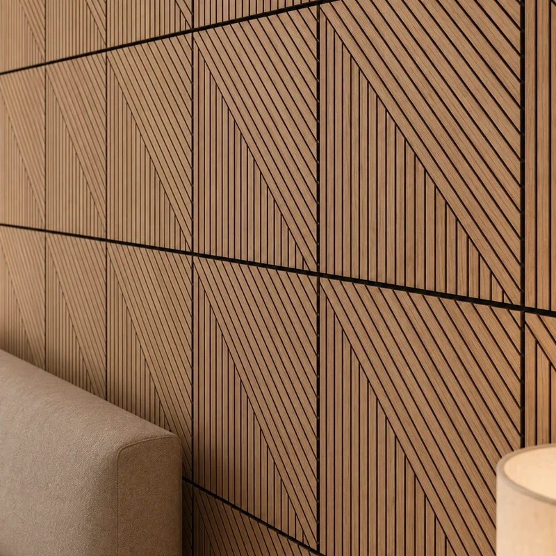 GrooveCraft Milled Acoustic Wall Panels MDF - 2