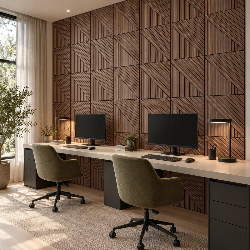 GrooveCraft Milled Acoustic Wall Panels MDF - 2