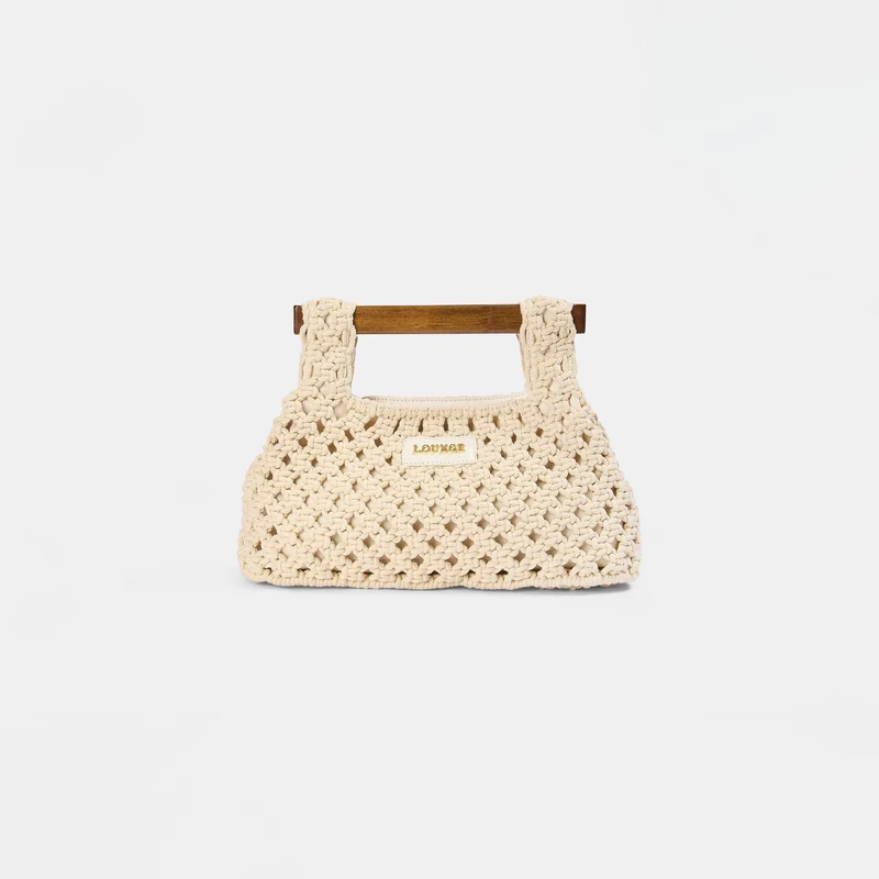 Clover Clutch - Crèmefarbe
