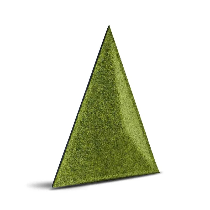 PYRAMID 3D Acoustic Felt Wall Panels - OLIVE Multipack