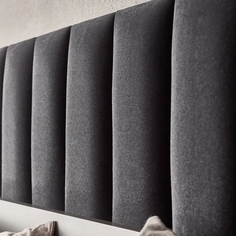 Upholstered Wall Panels 60x15 cm