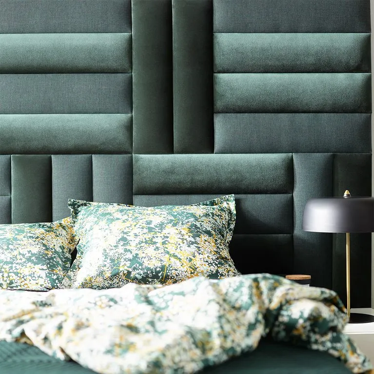 Upholstered Wall Panels 60x15 cm