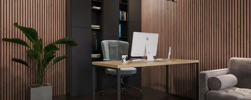 Sapelli - Acoustic Wood Slat Wall Panel