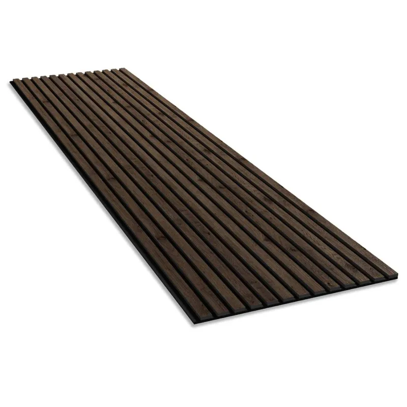 Smoked Oak - Acoustic Wood Slat Wall Panel