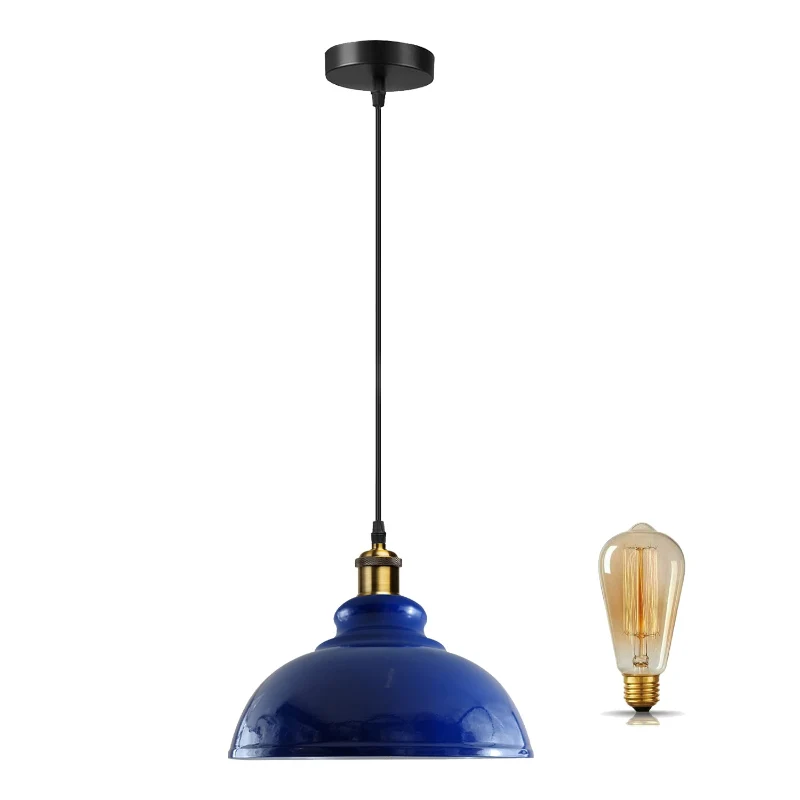 Pendelleuchten kinderzimmer|Metall|Ø 29 cm|blaue lampen~3096