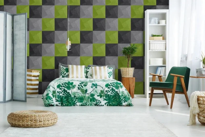 TWIST 3D Acoustic Felt Wall Panels - BLACK Multipack