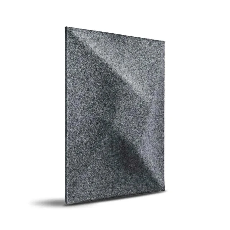 TWIST 3D Acoustic Felt Wall Panels - GREY Multipack