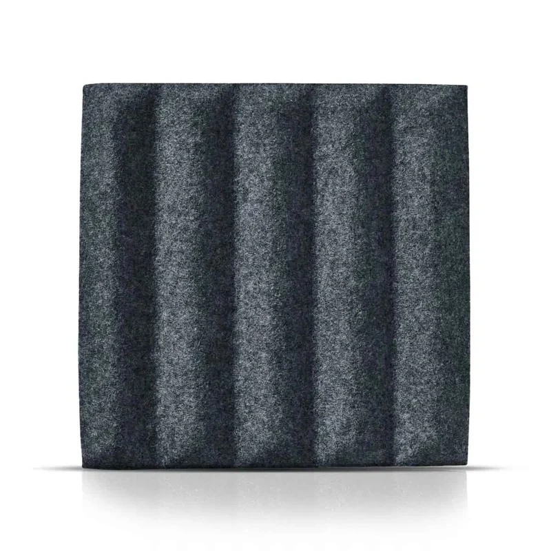 GROVE 3D Acoustic Felt Wall Panels - GREY Multipack