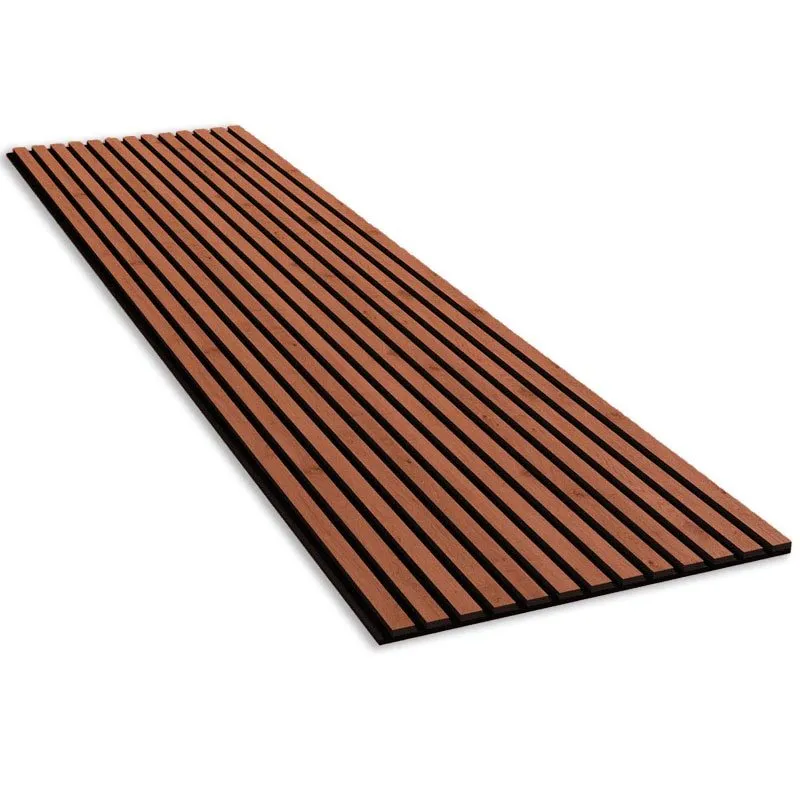 Mahogany - Acoustic Wood Slat Wall Panel