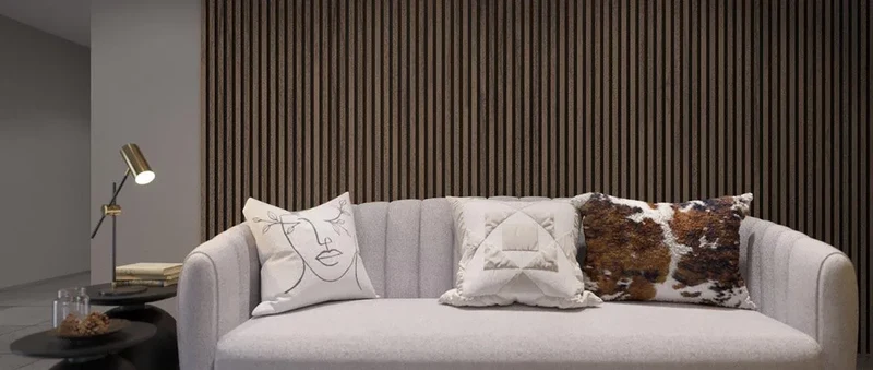 Walnut - Acoustic Wood Slat Wall Panel