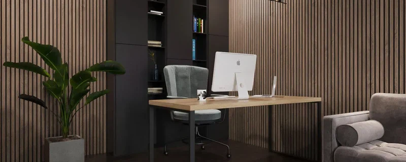 Walnut - Acoustic Wood Slat Wall Panel