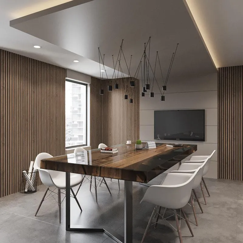 Walnut - Acoustic Wood Slat Wall Panel