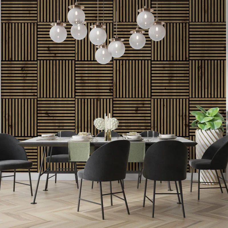Wooden Acoustic Panels - EUROPEAN OAK Wall Slats
