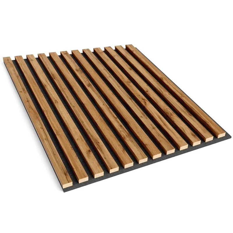 Wooden Acoustic Panels - RUSTIC OAK Wall Slats