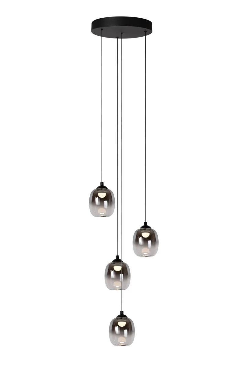 LED-Pendelleuchte Tamino 4-flammig dimmbar