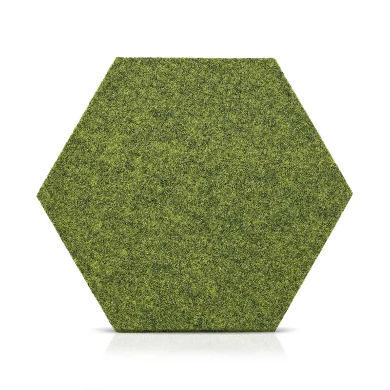 Hexa FLAT Acoustic Felt Wall Panels - OLIVE Multipack