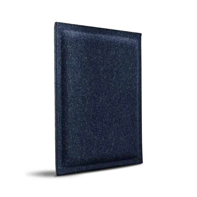SQUARE BOLD 3D Acoustic Felt Wall Panels - NAVY Multipack