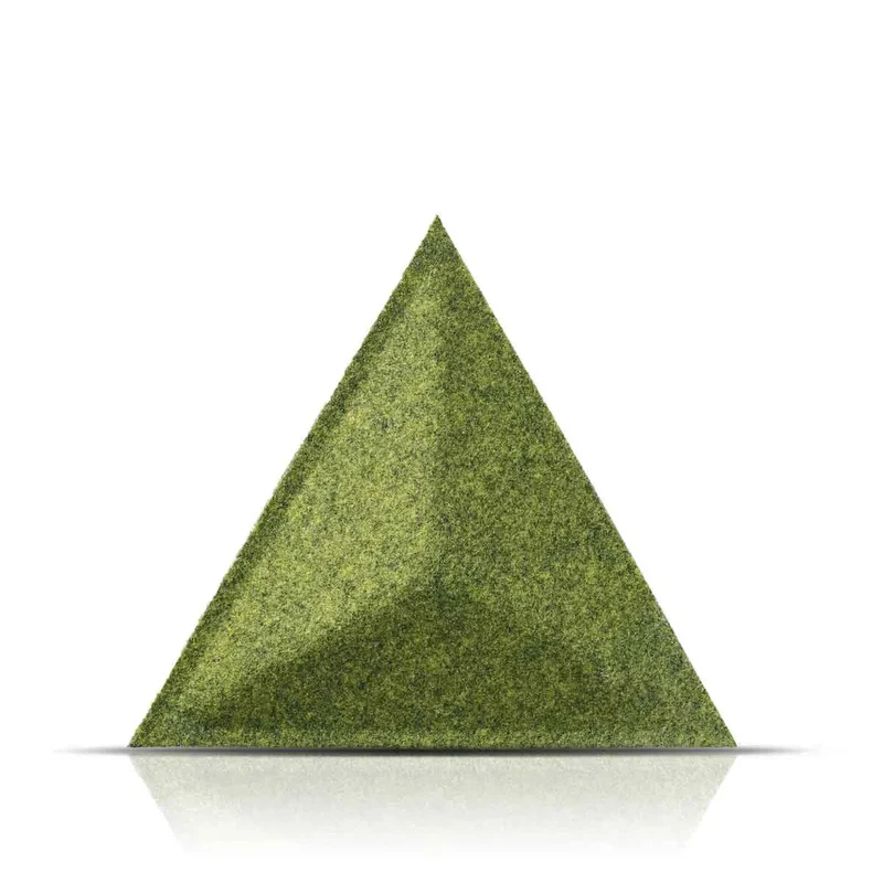 PYRAMID Felt 3D Panel - OLIVE 3pcs.