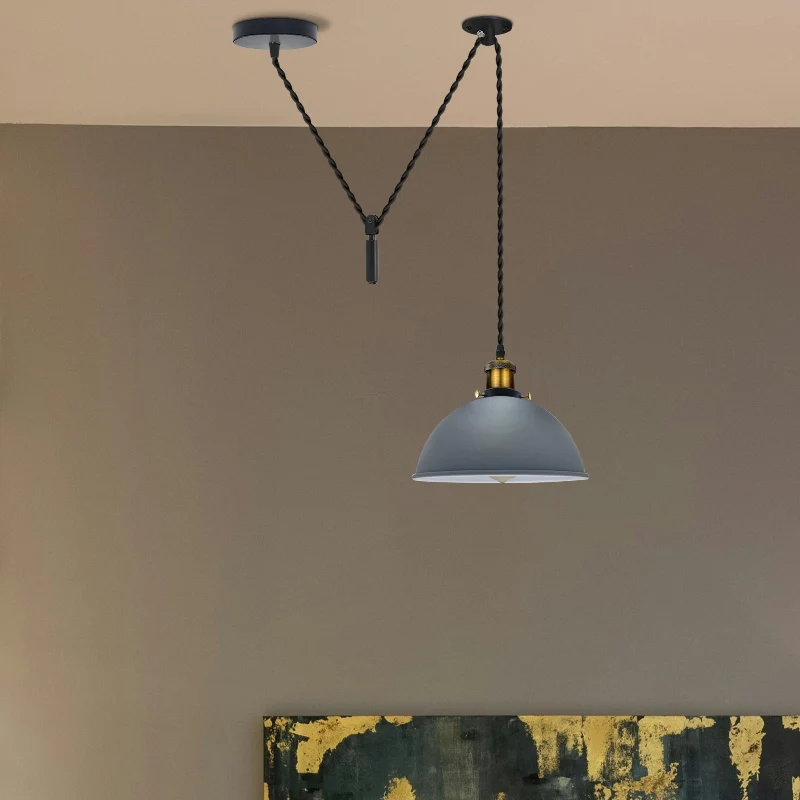 LED Hangelampe Pendelleuchte E27 Industrie Deckenlampe~3065