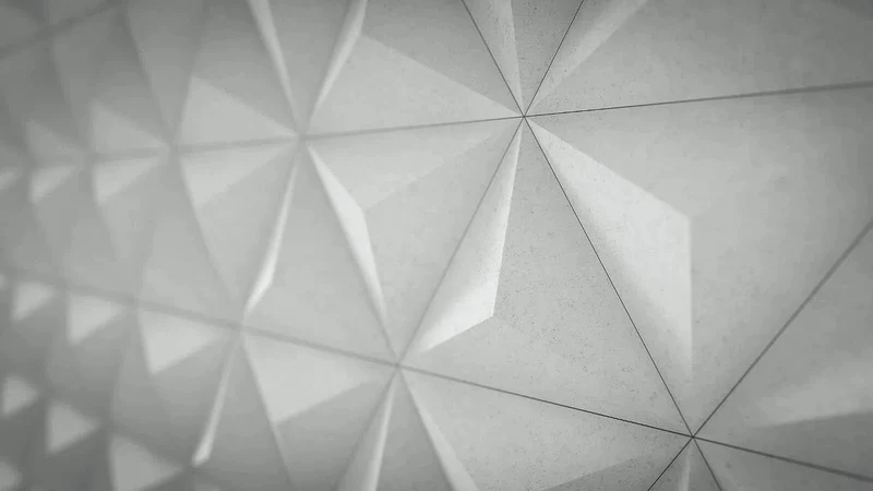 PYRAMIDE 3D concrete tile - sample