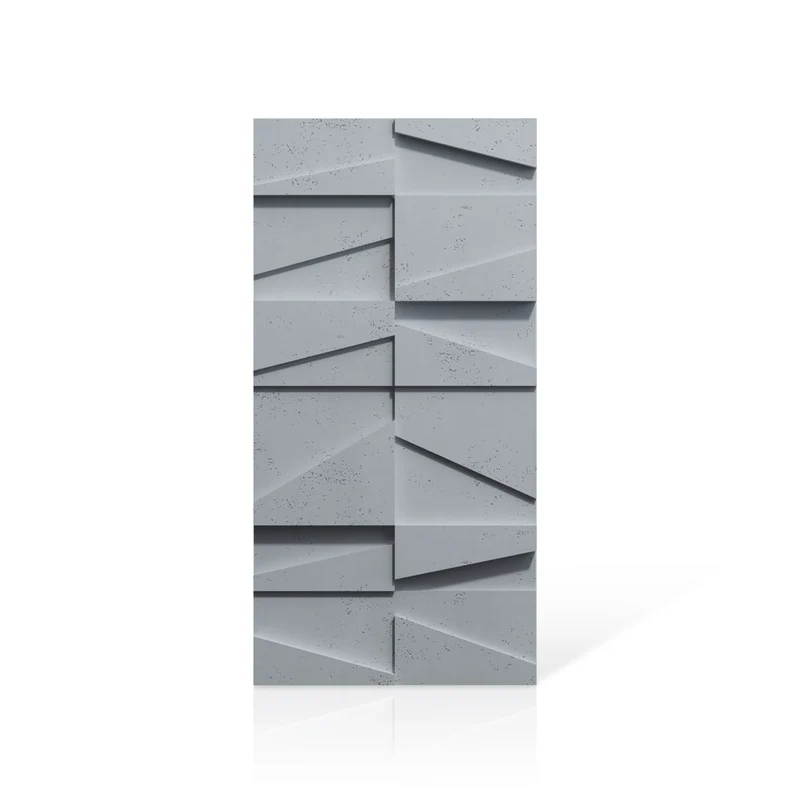 3D Concrete Wall Panels MULTI BOOKCASE