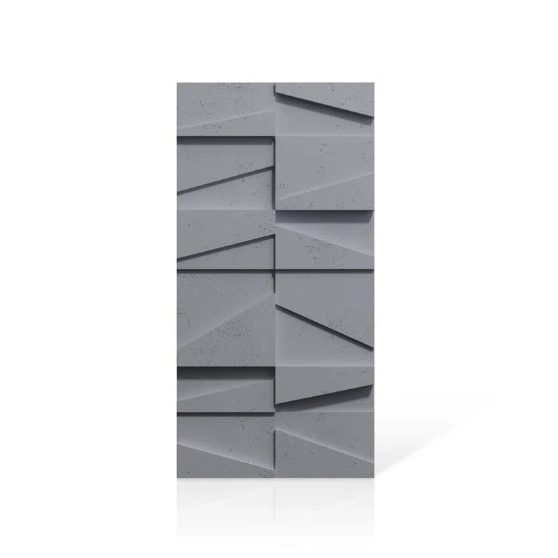 3D Concrete Wall Panels MULTI BOOKCASE