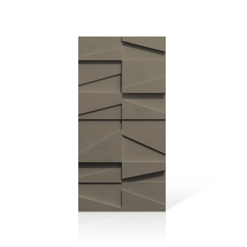 3D Concrete Wall Panels MULTI BOOKCASE