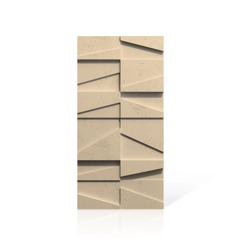 3D Concrete Wall Panels MULTI BOOKCASE