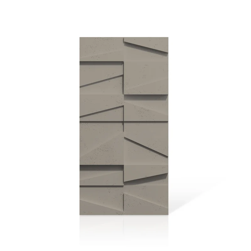 3D Concrete Wall Panels MULTI BOOKCASE