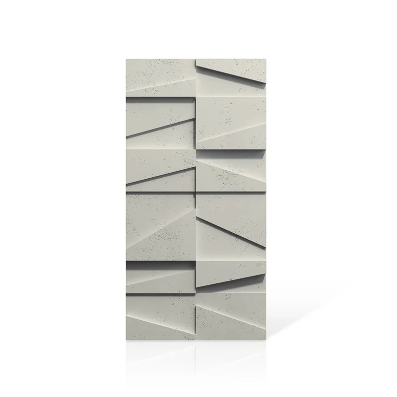 3D Concrete Wall Panels MULTI BOOKCASE