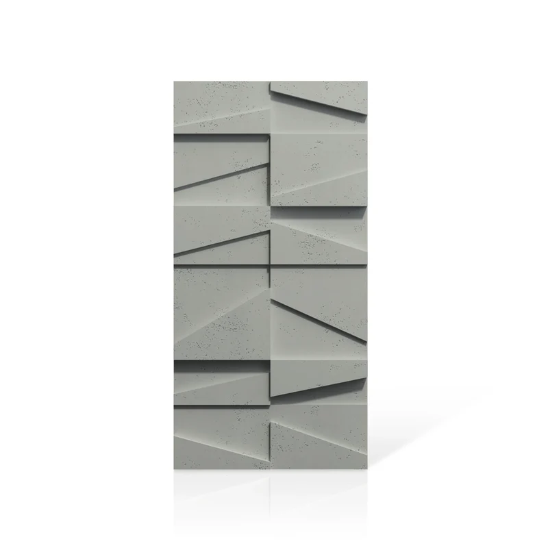 3D Concrete Wall Panels MULTI BOOKCASE