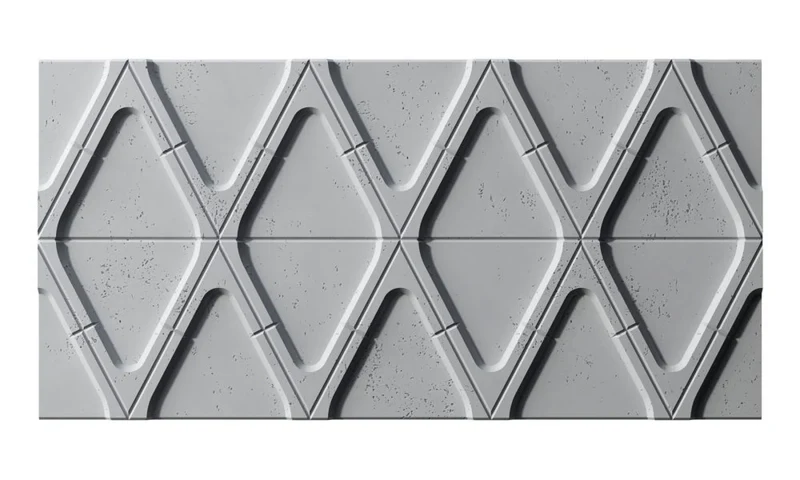 3D Concrete Wall Panels DIAMONDS