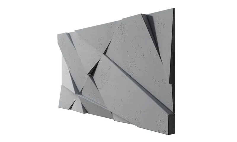 3D Concrete Wall Panels CRYSTAL