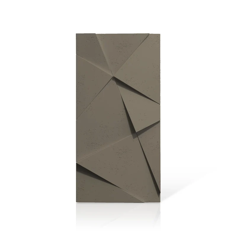 3D Concrete Wall Panels CRYSTAL