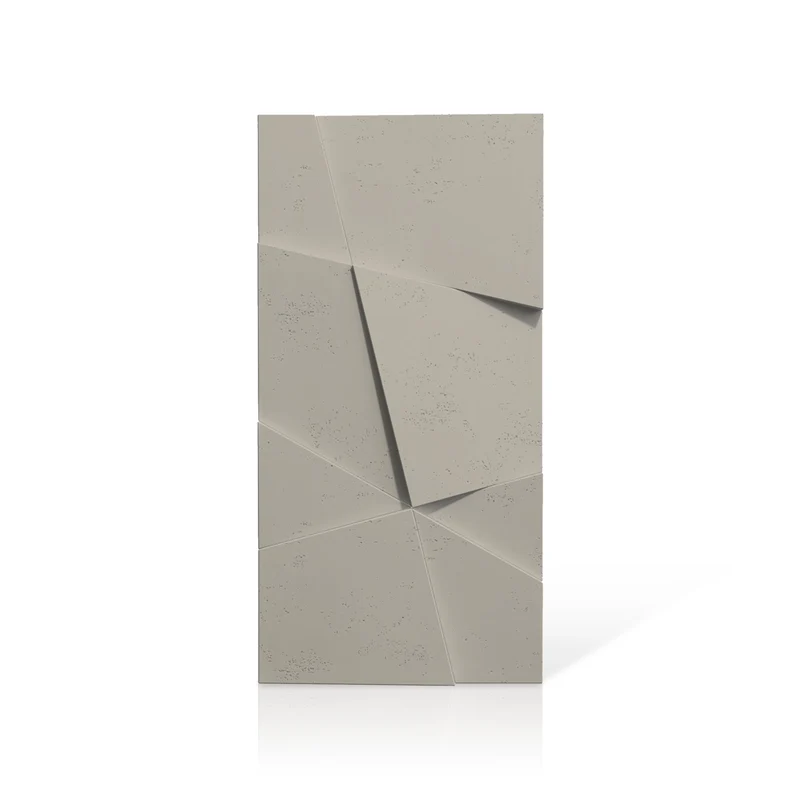 3D Concrete Wall Panels CRYSTAL