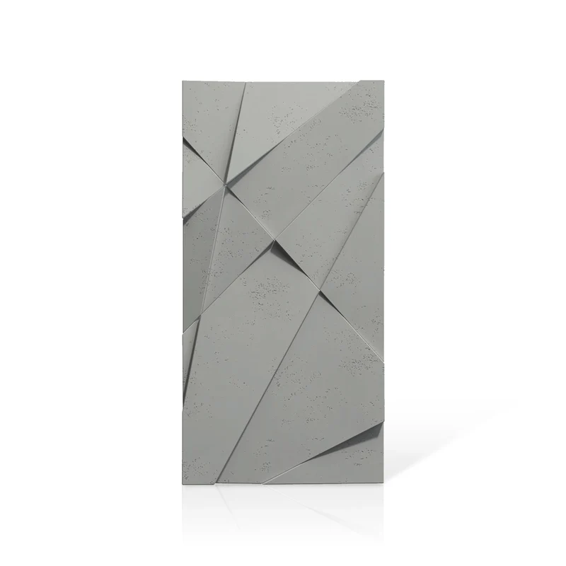 3D Concrete Wall Panels CRYSTAL