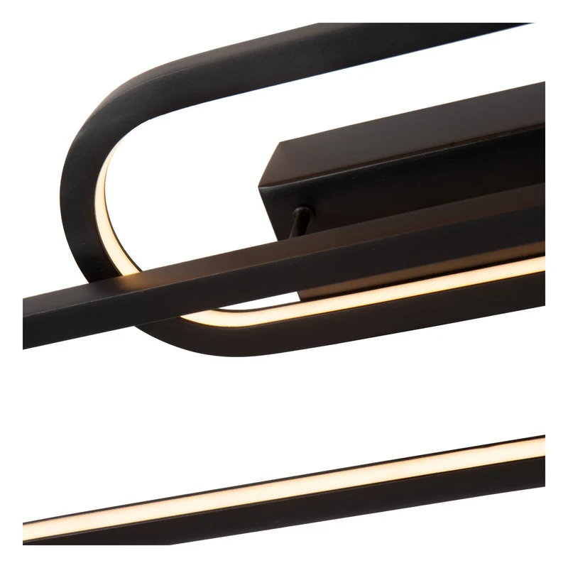 LED-Wandleuchte Thelma dimmbar Schwarz 16,5cm