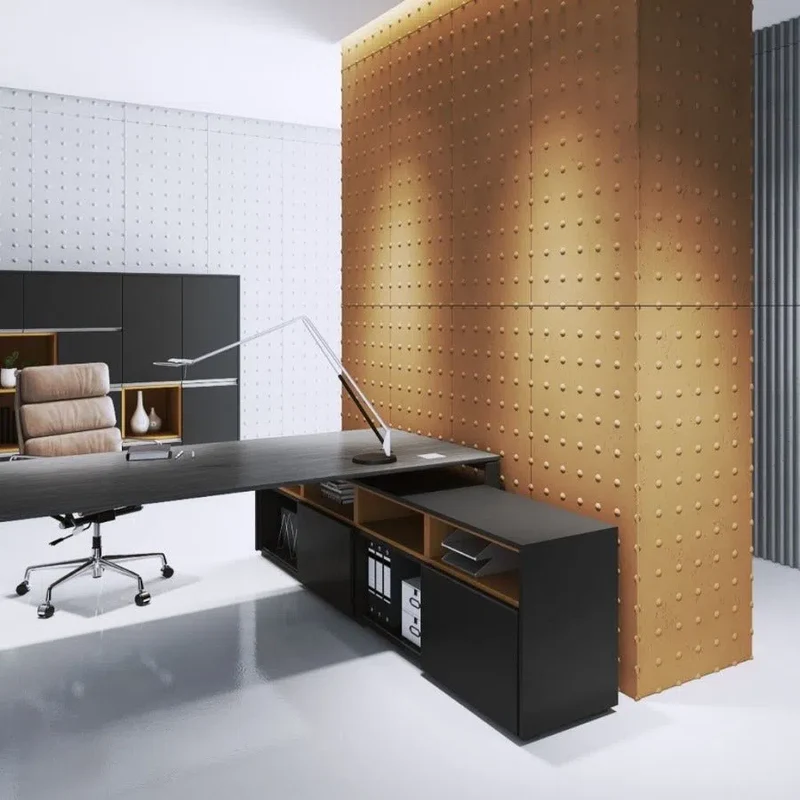 3D Concrete Wall Panels STEEL DOTS