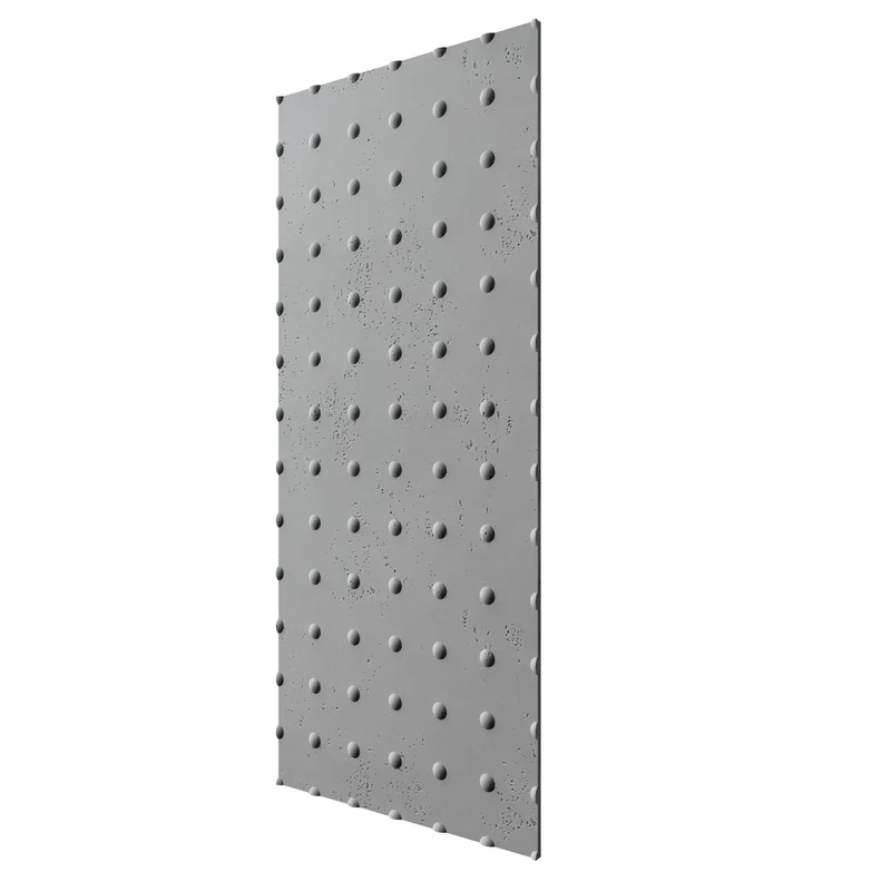 3D Concrete Wall Panels STEEL DOTS