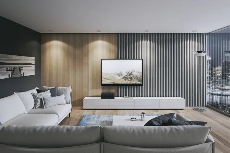3D Concrete Wall Panels RIFT M