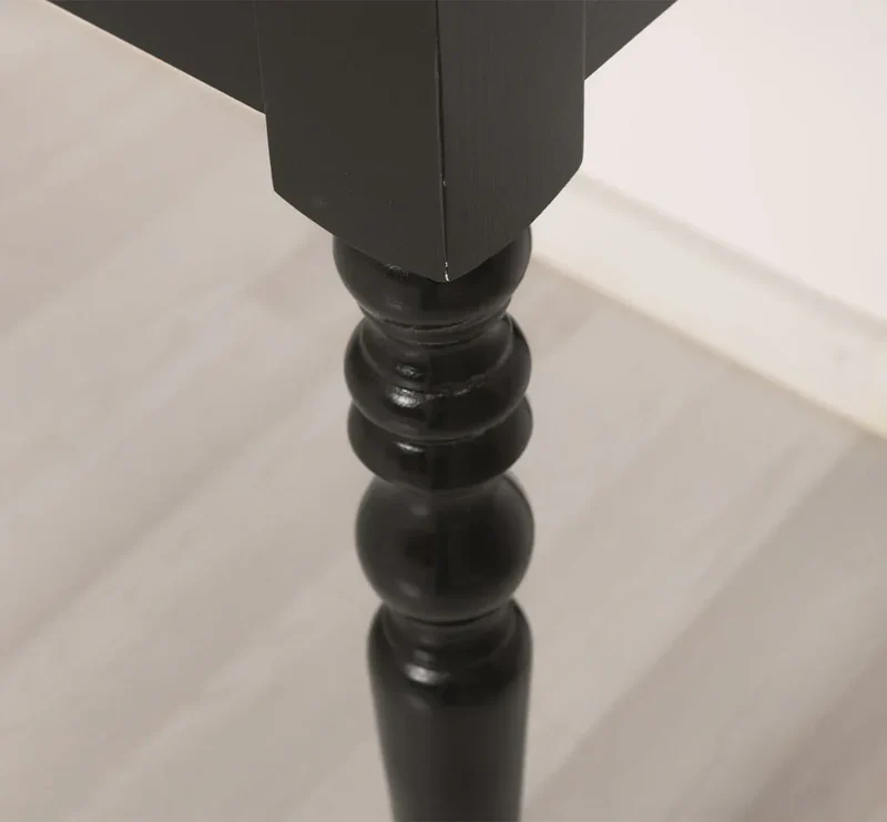 Konsolentisch aus Massivholz | Vintage Schreibtisch mit 2 Schubladen