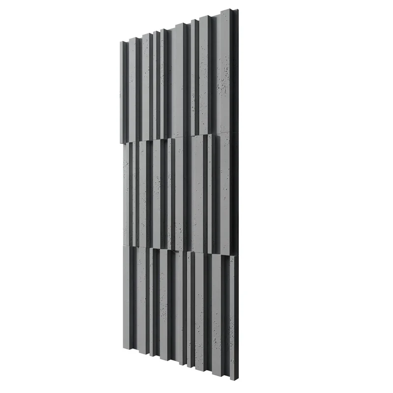 3D Concrete Wall Panels RIFT MIXED