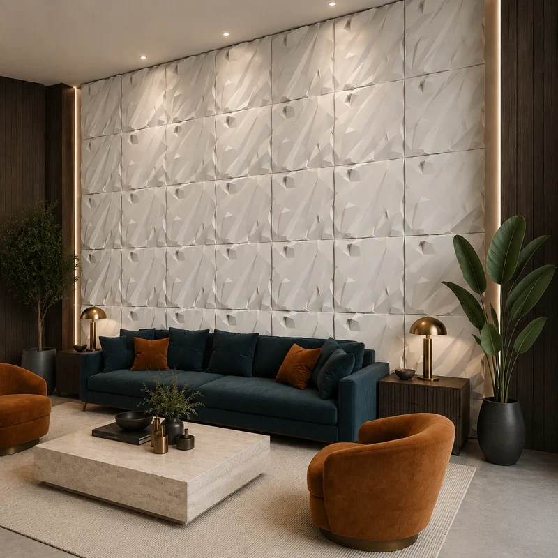 CRUSHED ROCK 3D Gypsum Wall Panels