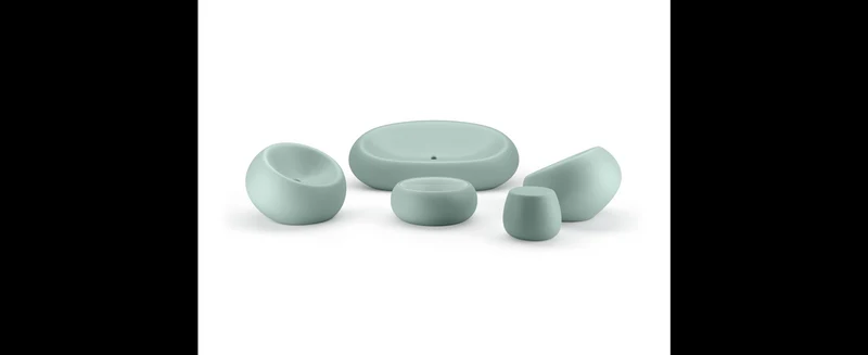 Casa Padrino Luxus Garten Lounge Set 4-teilig 198 x 99 x H. 71 cm - Wetterfest und hochwertig verarbeitet - Moderne Garten Möbel - Luxus Qualität