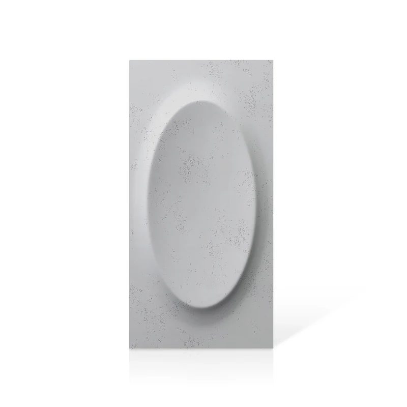3D Concrete Wall Panels OVAL
