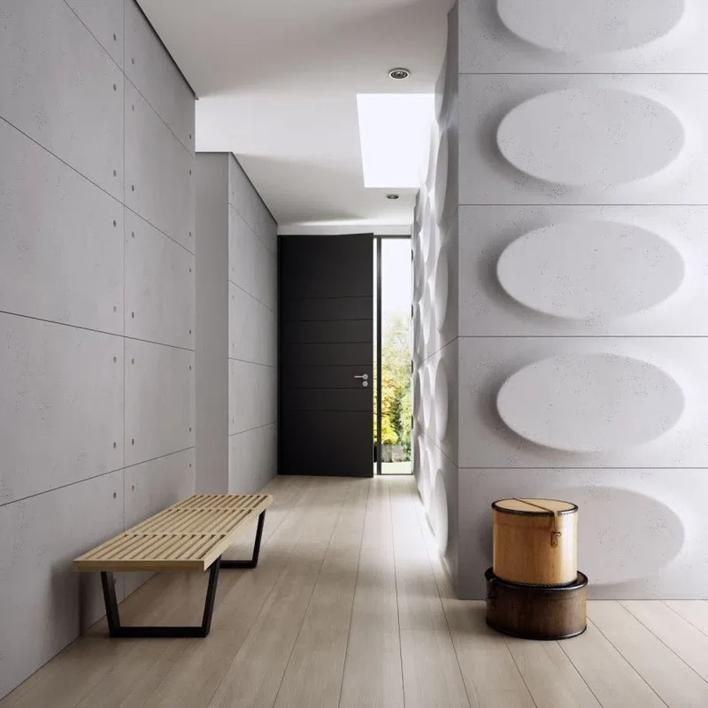 3D Concrete Wall Panels OVAL