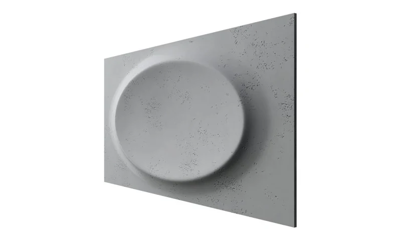 3D Concrete Wall Panels OVAL