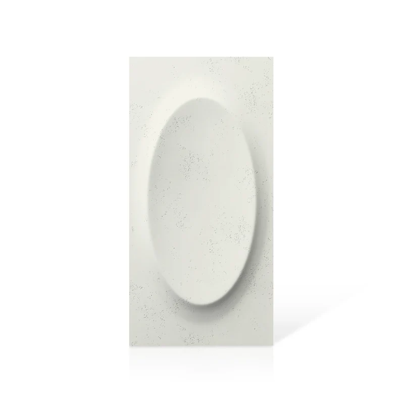 3D Concrete Wall Panels OVAL