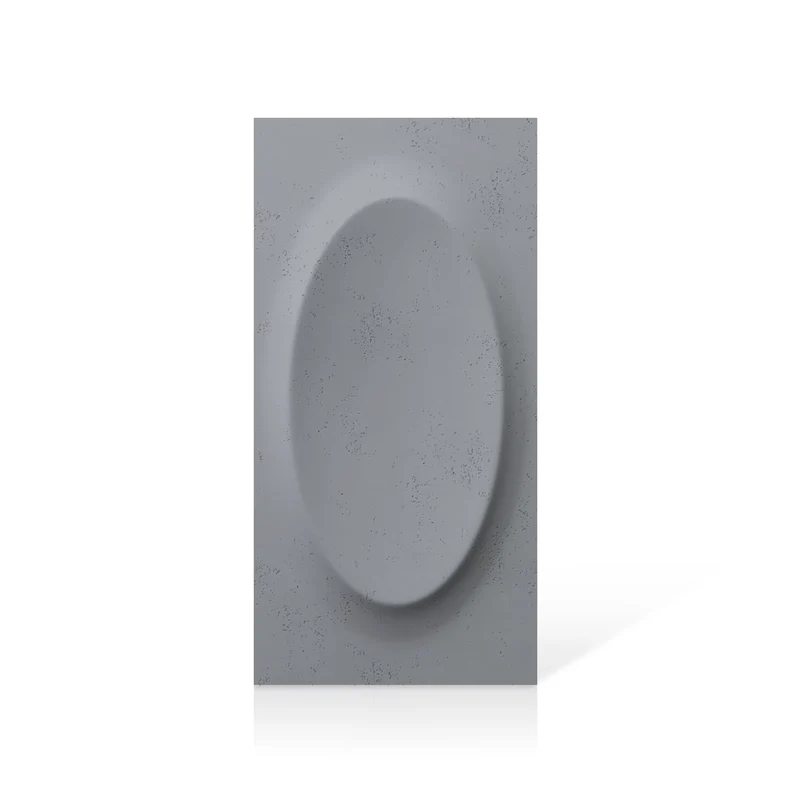3D Concrete Wall Panels OVAL